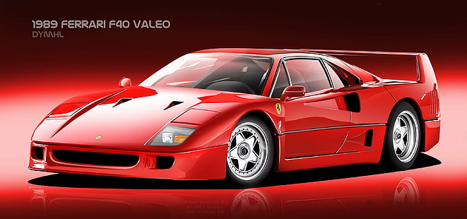 F40, Ferrari, Valeo, HD-Hintergrundbild HD wallpaper