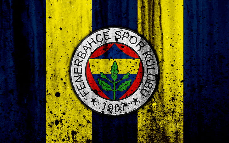 Fotboll, Fenerbahçe S.K., emblem, logotyp, HD tapet