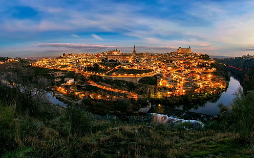 Towns, Toledo, Spagna, Sfondo HD HD wallpaper