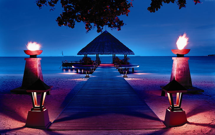 Maldives, Angsana Resort and Spa, travel, Best Hotels of 2017, resort, Best beaches of 2017, Ihuru, vacation, tourism, HD wallpaper