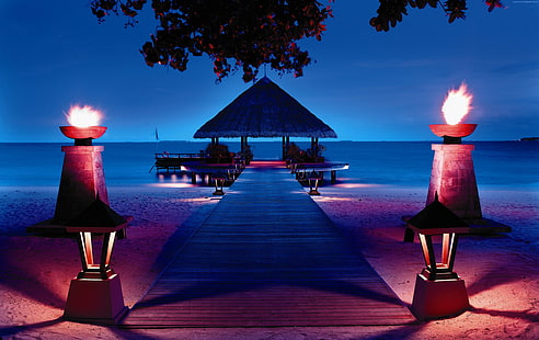 Maldives, Angsana Resort and Spa, travel, Best Hotels of 2017, resort, Best beaches of 2017, Ihuru, vacation, tourism, HD wallpaper HD wallpaper
