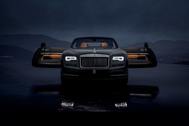 4K, Rolls-Royce Wraith Luminary Collection, 2018, HD tapet