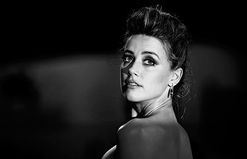 2017, Amber Heard, 5K, Wallpaper HD HD wallpaper