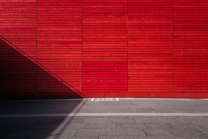Ausfahrt, rot, HD-Hintergrundbild
