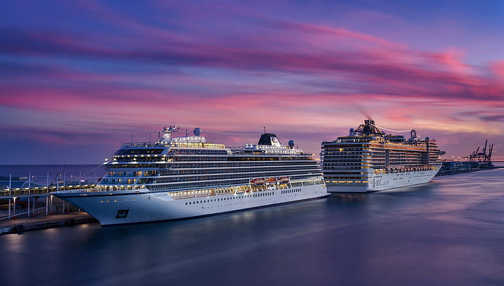 Cruise Ships, Cruise Ship, MV Viking Sky, Ship, HD wallpaper