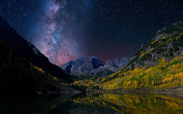 Milchstraße, Universum, Sterne, Milchstraße, Norwegen, HD-Hintergrundbild