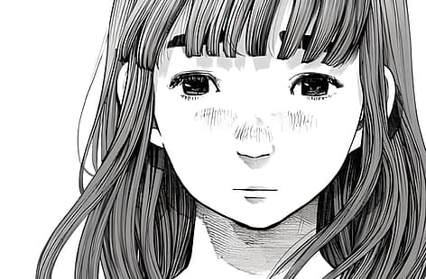 Oyasumi Punpun, einfacher Hintergrund, Anime-Mädchen, HD-Hintergrundbild HD wallpaper