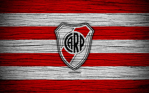 Fotboll, Club Atlético River Plate, logotyp, HD tapet HD wallpaper