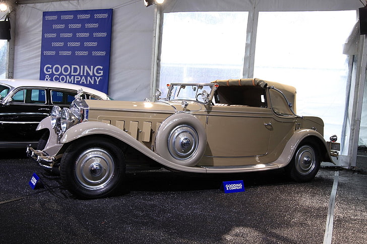 1930, descapotable, coche, clásico, den, minerva, plas, posición, furgoneta, Fondo de pantalla HD