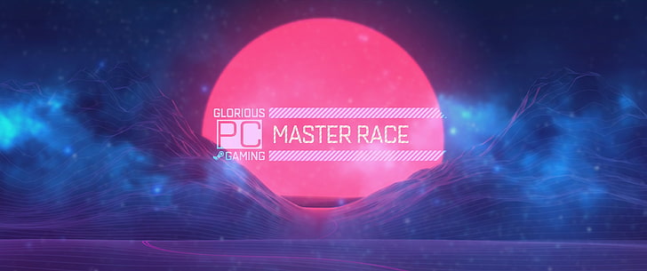 PC Master Race Werbeflyer, HD-Hintergrundbild