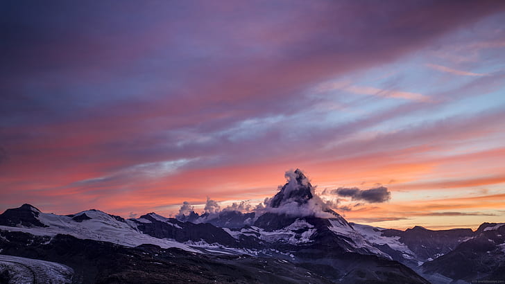 Matterhorn Mountains 4k zdjęcie do pobrania, Tapety HD