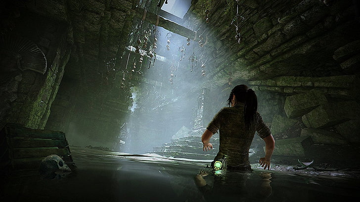 Shadow of the Tomb Raider, Tomb Raider 2018, video game, konsep seni, air, Tomb Raider, Wallpaper HD