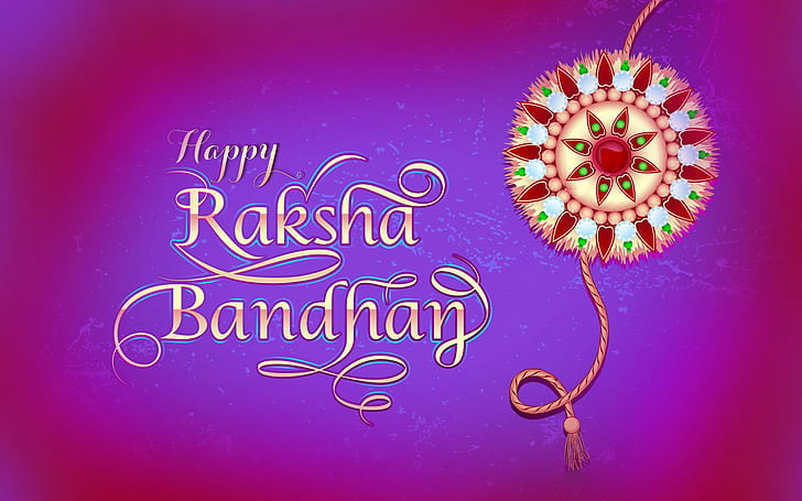 Glücklich, Raksha, Bandhan, HD-Hintergrundbild