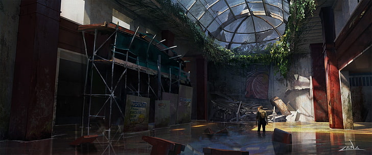The Last of Us, concept art, video games, apocalyptic, HD wallpaper