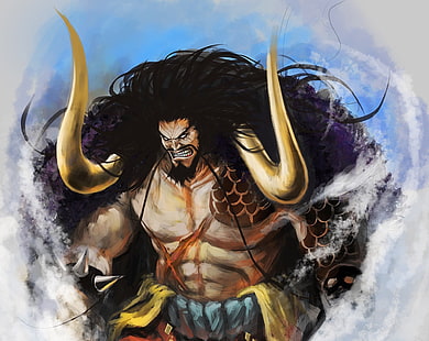 Anime, One Piece, Horns, Kaido (One Piece), Tapety HD HD wallpaper