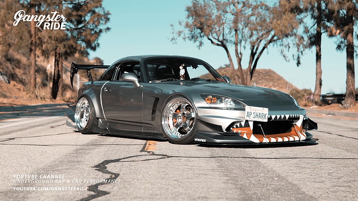 Honda S2000, Modified, S2000, Stance Nation, The Shark S2000, Tuner Car, youtube, HD тапет