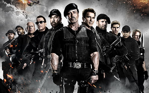 The Expendables 2, expendables, HD wallpaper HD wallpaper