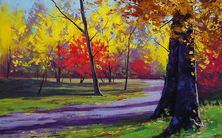 Autumn HD, artistic, autumn, HD wallpaper