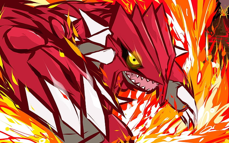 красный Bakugan персонаж цифровые обои, покемон, HD обои