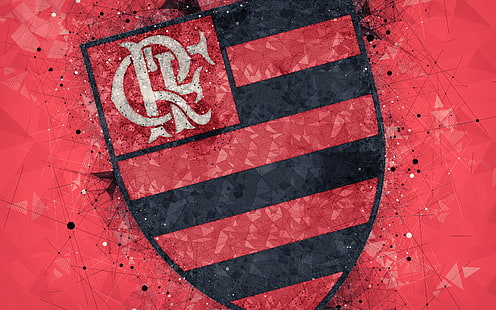 Fußball, Clube de Regatas do Flamengo, Logo, HD-Hintergrundbild HD wallpaper