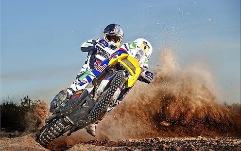Motocross HD, gracz motocrossowy redbull, sport, motocross, Tapety HD HD wallpaper