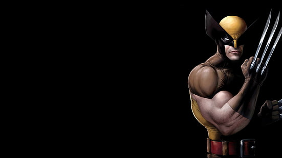 Wolverine X-Men Black HD, dibujos animados / cómic, negro, x, hombres, glotón, Fondo de pantalla HD HD wallpaper
