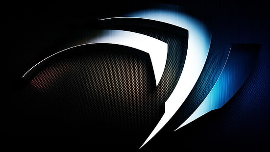 شعار رمادي وأسود ، nvidia ، معدن ، شعار ، خلفية ، علامة تجارية ، تقنية ، شعار معدني، خلفية HD HD wallpaper
