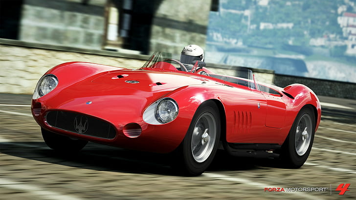 Forza Motorsport, Forza Motorsport 4, mobil, video game, Maserati, Wallpaper HD
