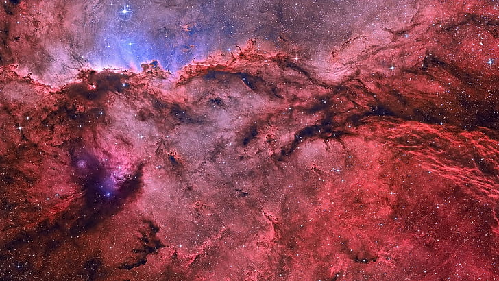 Nebulae Stars Red Beautiful Space 90832, HD wallpaper