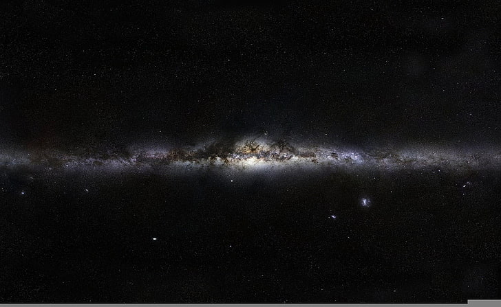 Milkyway galaxy, milky way, stars, space, nebula, HD wallpaper