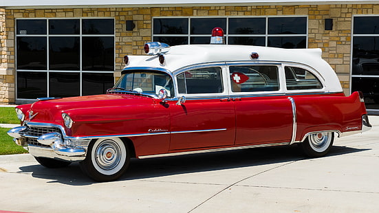 retro, Cadillac, classic, classic car, Ambulance, HD wallpaper HD wallpaper