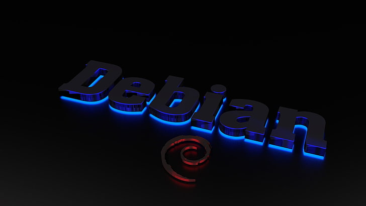 Debian ışıklı tabela, Linux, Debian, HD masaüstü duvar kağıdı