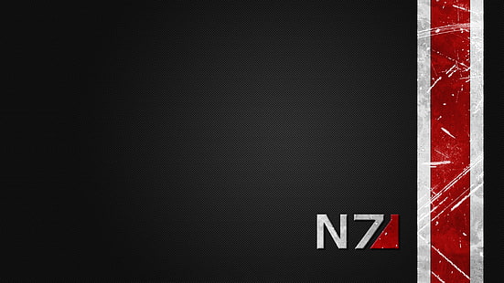N7 Mass Effect HD, видео игри, ефект, маса, n7, HD тапет HD wallpaper