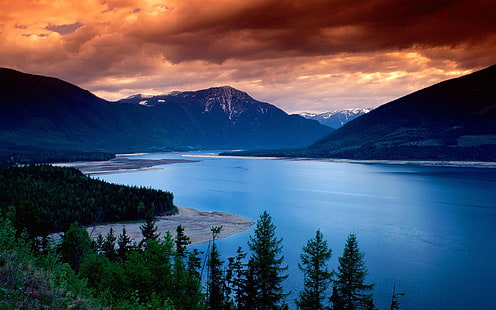 풍경 자연 호수 2560x1600 자연 호수 HD 아트, 자연, 풍경, HD 배경 화면 HD wallpaper