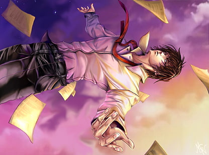 Anime mit weißem Hemd und roter Krawatte, Death Note, Yagami Light, Anime, Anime Boys, HD-Hintergrundbild HD wallpaper