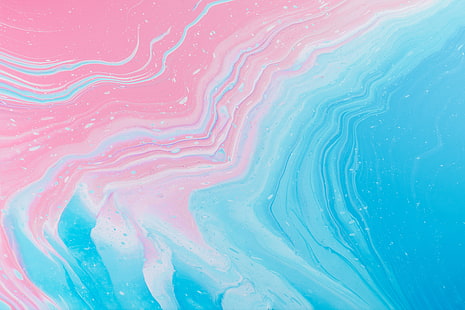 핑크, 화이트, 블루, 퍼플, 페인트 얼룩, 페인트 튄, 추상, 화려한, HD 배경 화면 HD wallpaper