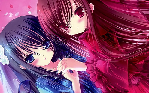 Kawaii, Anime, Girl, Friend, Person, HD wallpaper HD wallpaper