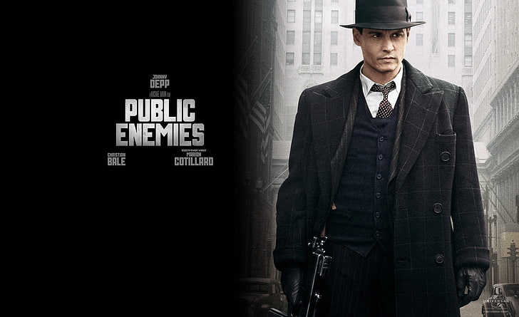 Inimigos públicos Johnny Depp, inimigos públicos públicos, filmes, outros filmes, johnny depp, inimigos públicos, inimigos públicos filme, johnny depp inimigos públicos, HD papel de parede
