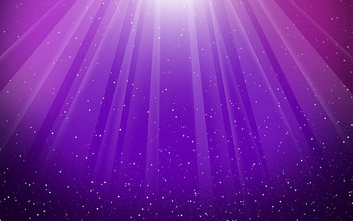 фиолетовые обои, веер, свет, лучи, блеск, HD обои HD wallpaper