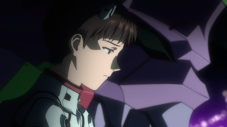 Ikari Shinji, Neon Genesis Evangelion, EVA-Einheit 01, HD-Hintergrundbild