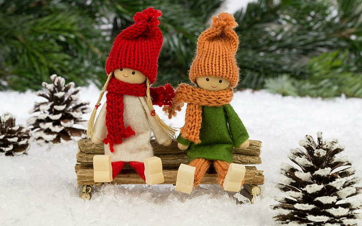 메리 크리스마스 새해 장난감 겨울, 메리, 크리스마스, 년, 장난감, 겨울, HD 배경 화면