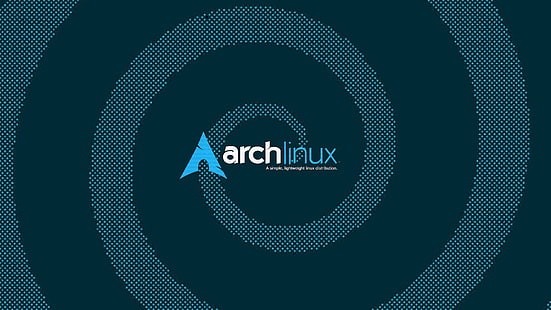 лого на archlinux, Arch Linux, Linux, HD тапет HD wallpaper
