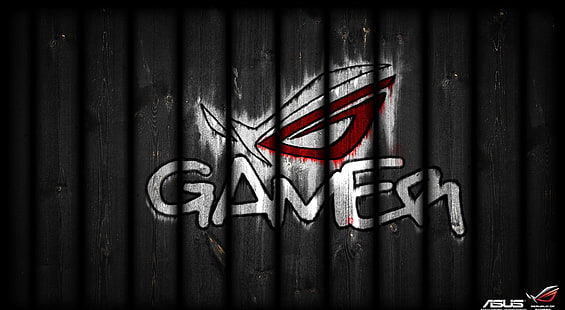 Asus Republic of Gamers - Graffiti, Asus Republic of Gamers logo, Datorer, hårdvara, graffiti, asus, republiken spelare, asus rog, HD tapet HD wallpaper