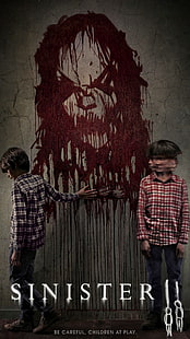 Sinister 2, plakat filmowy Sinister II, filmy, filmy z Hollywood, hollywood, horror, 2015, Tapety HD HD wallpaper