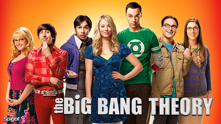 a série, atores, The Big Bang Theory, sitcom, HD papel de parede