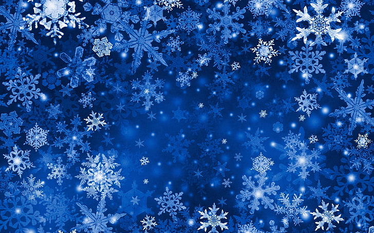 snowflakes wallpaper, snowflakes, background, bright, texture, winter, HD wallpaper
