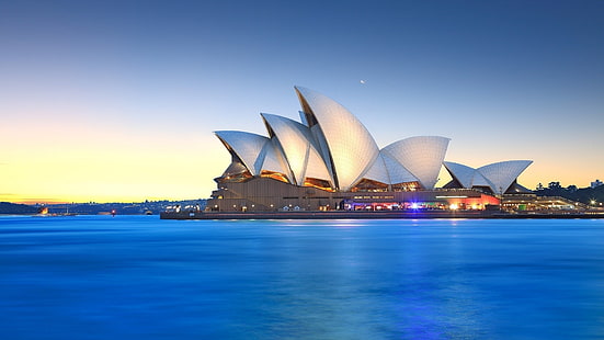 Ópera de Sydney bay-Fotografia HD papéis de parede, HD papel de parede HD wallpaper