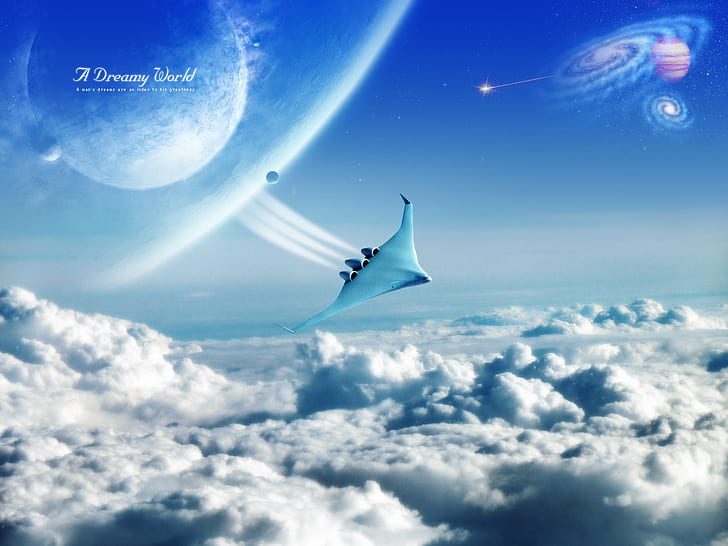 طائرة من Dreamy World HD ، ملصق عالم حالمة ، خيال ، عالم ، طائرة ، حالم ، من، خلفية HD