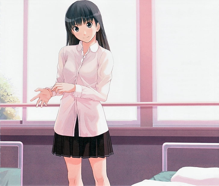 Amagami SS, anime girls, Ayatsuji Tsukasa, HD wallpaper