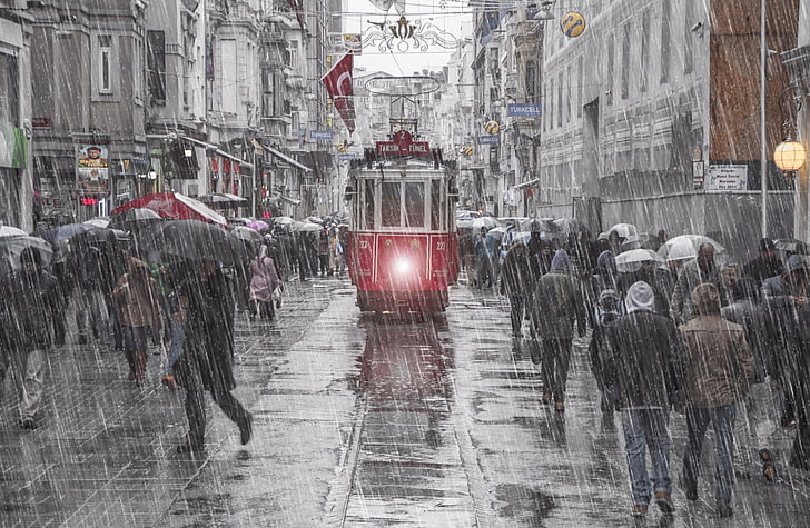 fotografi, kota, Turki, Istanbul, Wallpaper HD